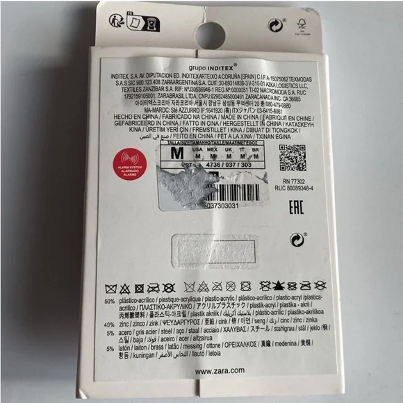 NWT Zara Resin Drop Earrings - Picture 7 of 10